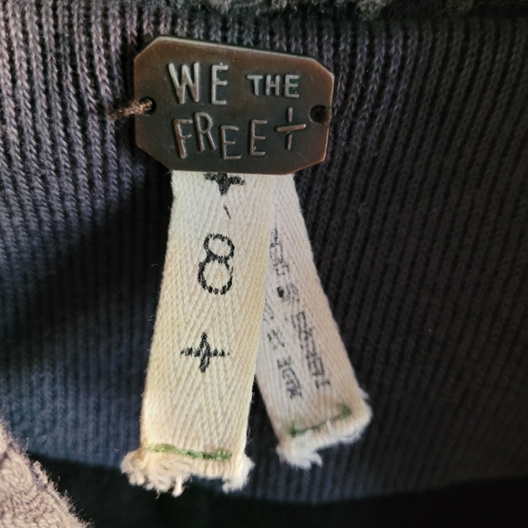 Free People Vintage Military Style Jacket Blazer Size Small - Picture 2 of 5